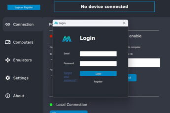 Интерфейс PC Remote